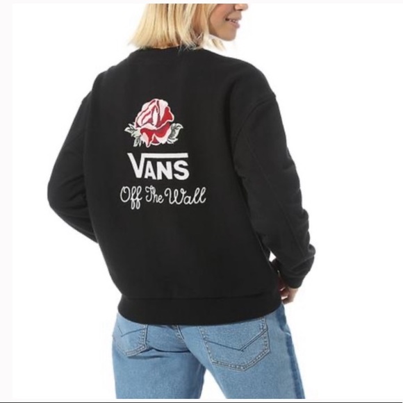 vans rose sweater